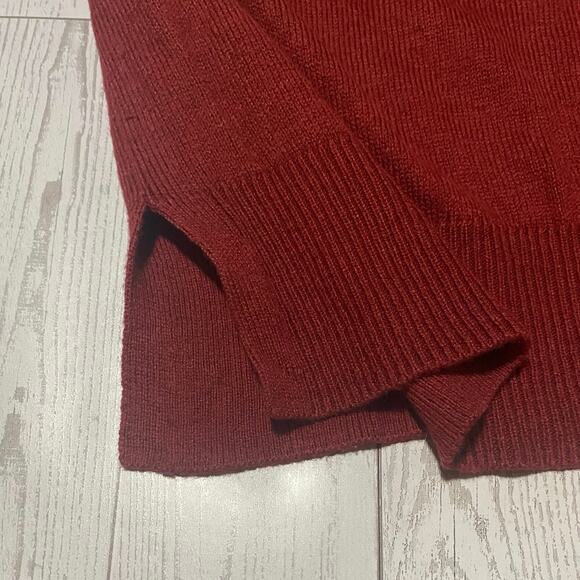 Lucky Brand Men’s V-Neck Sweater XXL Red Cotton Blend - Picture 4 of 7
